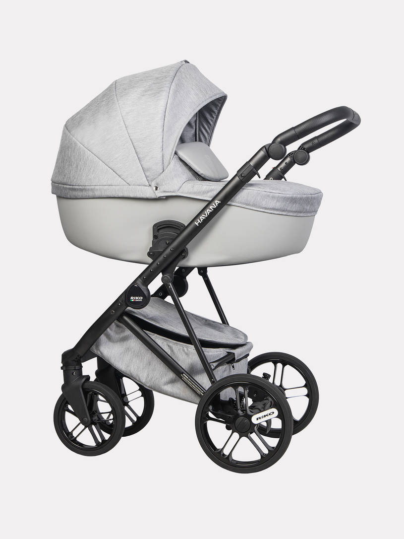 Коляска 2 в 1 Riko Basic Havana 01 серый
