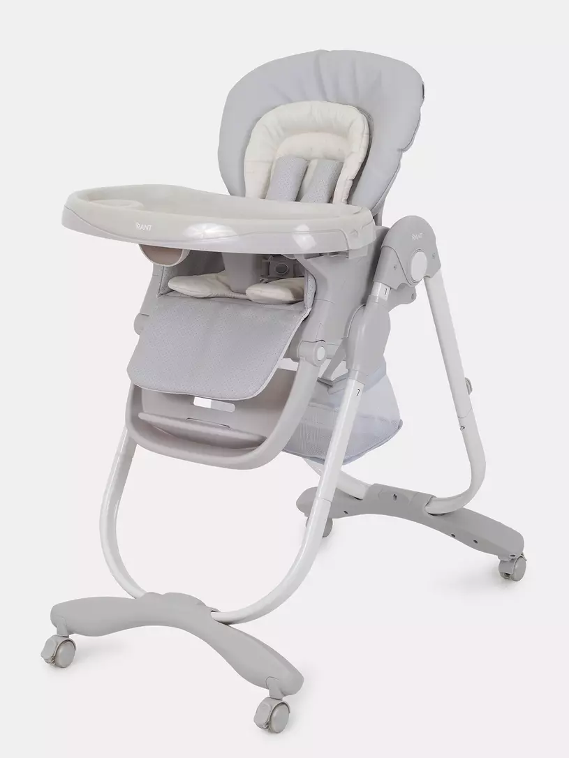 Стульчик для кормления Rant Cafe 2024 Light grey