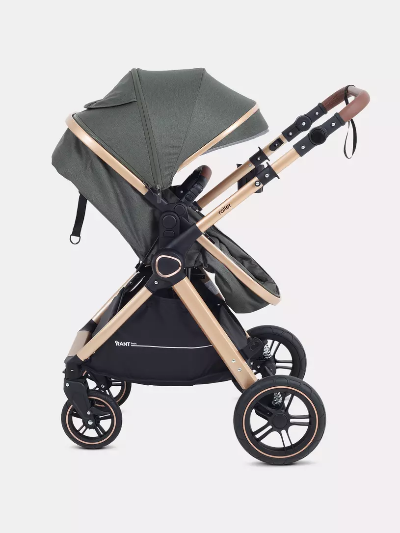 Коляска-трансформер Rant Basic Roller Gold 2024 Olive