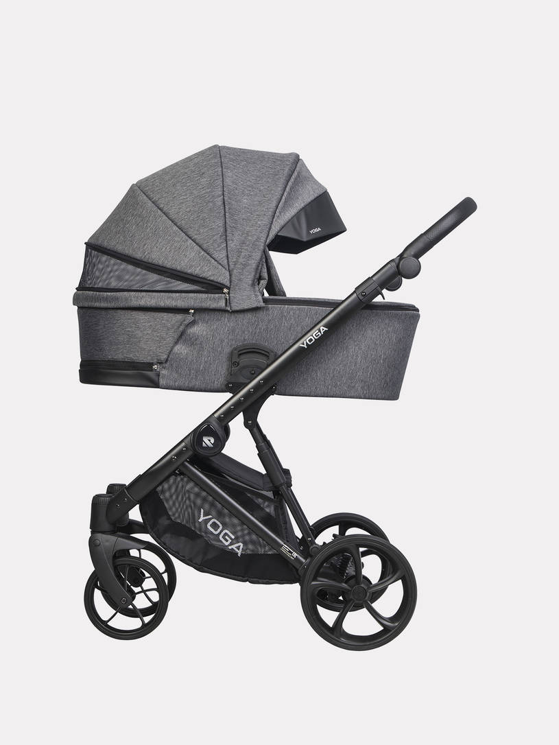 Коляска 2 в 1 Riko Basic YOGA, 01 ГРАФИТ
