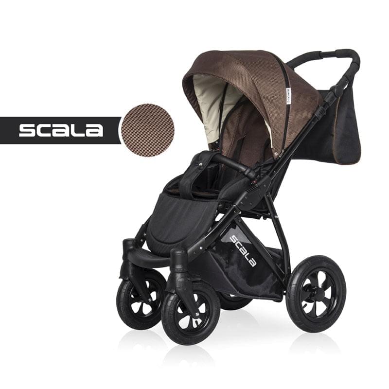 Прогулочная коляска Riko Basic Scala 03, цвет: коричневый