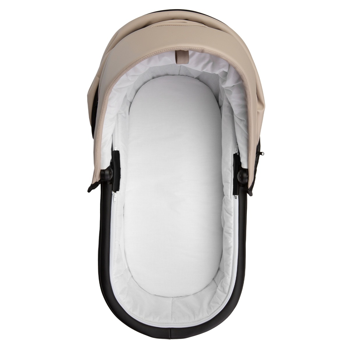 Коляска 2 в 1 Indigo Tour Eco, Te 01 (Черная кожа + Бежевая кожа)