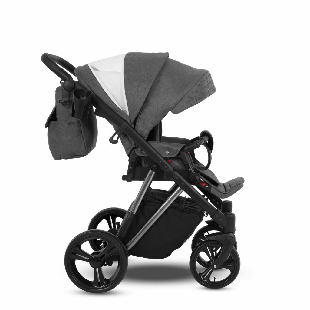 Коляска 2 в 1 Camarelo Faro, Серый меланж