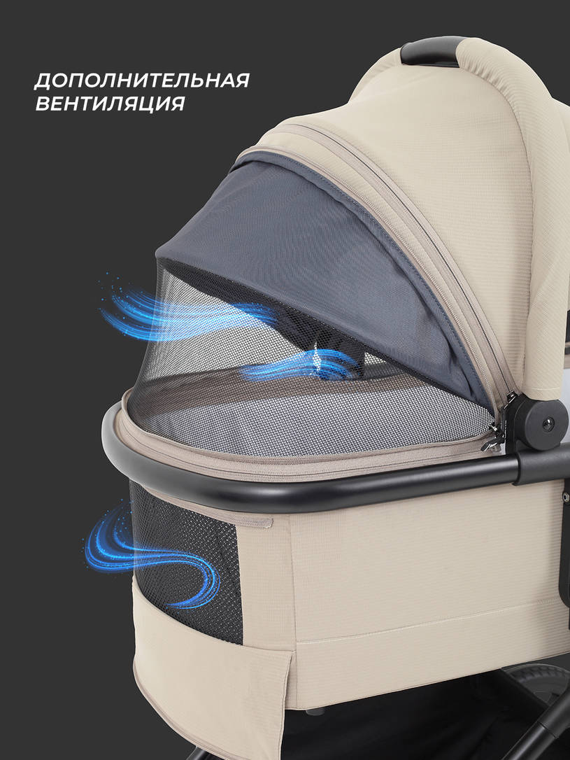 Коляска 2 в 1 Rant Moss 2025 Beige
