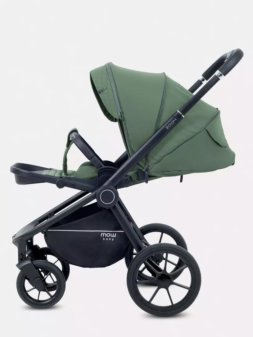 Коляска 3 в 1 Mowbaby Zoom PU Olive