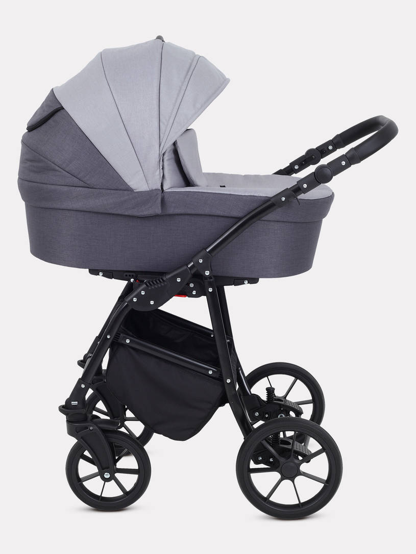 Коляска 2 в 1 Rant Dream 2024 02 темно-серый - светло-серый