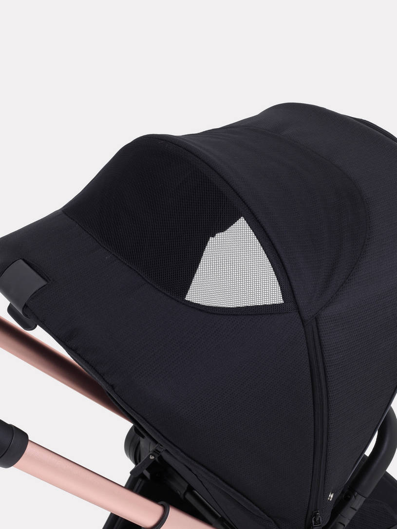 Коляска 2 в 1 MOWBaby ZOOM PU RA086 Gold Black