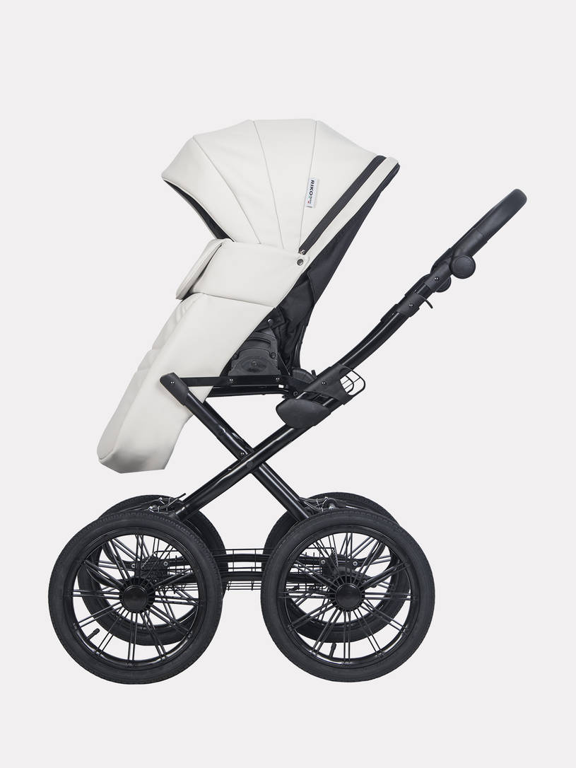 Коляска 2 в 1 Riko Basic Montana Ecco Prestige 11 White