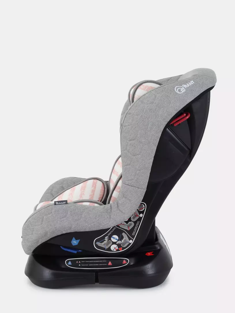 Автокресло Rant Star Story line группа 0-1 (0-18 кг), цвет: серо-розовый