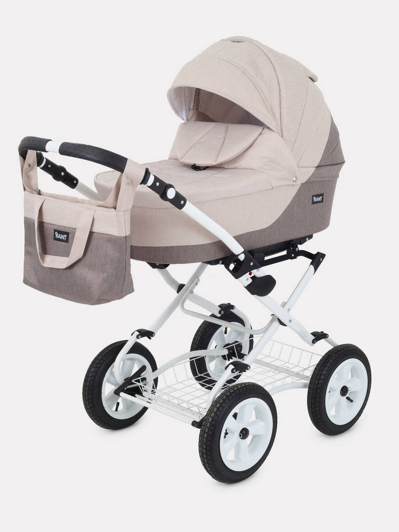 Коляска 2 в 1 Rant Siena Classic 10 коричнево-бежевый