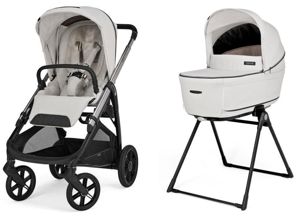 Коляска 2 в 1 Inglesina Aptica New 2025, Opal Ivory (Светло-серый)