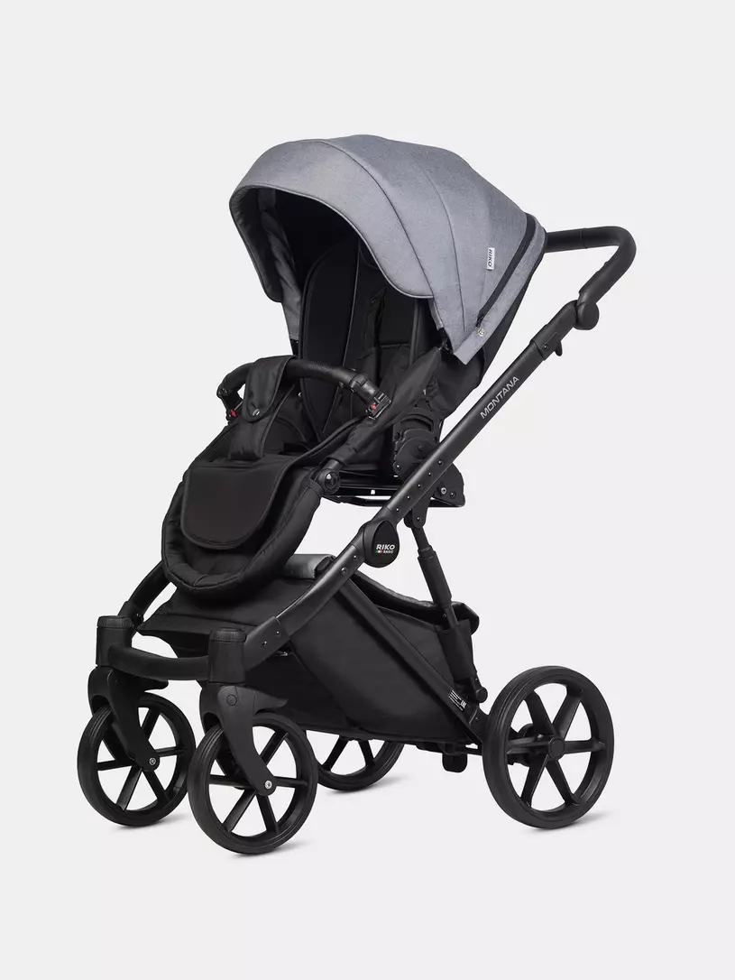 Коляская 3 в 1 Riko Basic Montana 2025 52 Grey