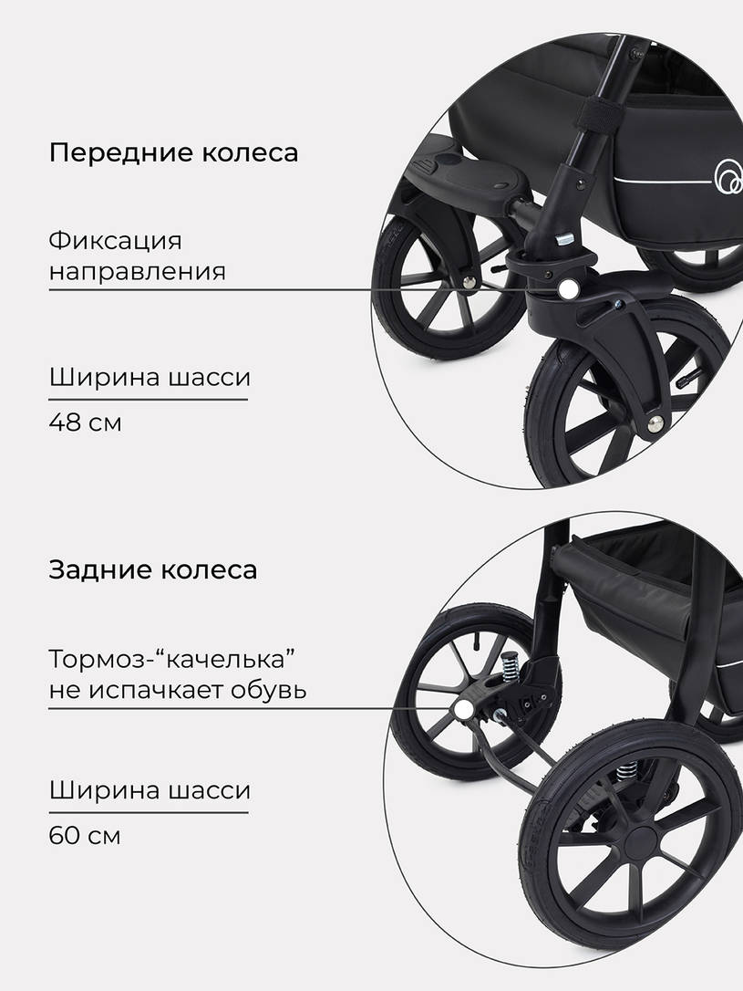 Коляска 3 в 1 Rant Patio Grey