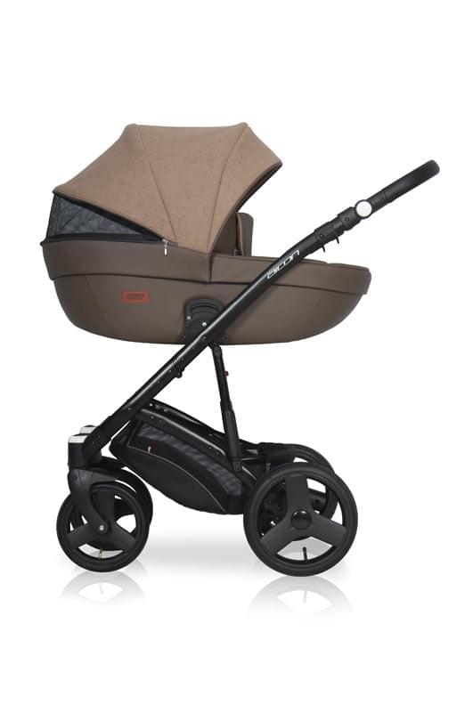 Коляска 2 в 1 Riko Basic Aicon 10 бежево-коричневый