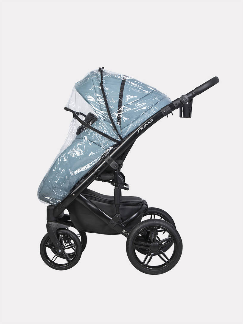 Коляска 3 в 1 Riko Sigma Pro Сrystal blue