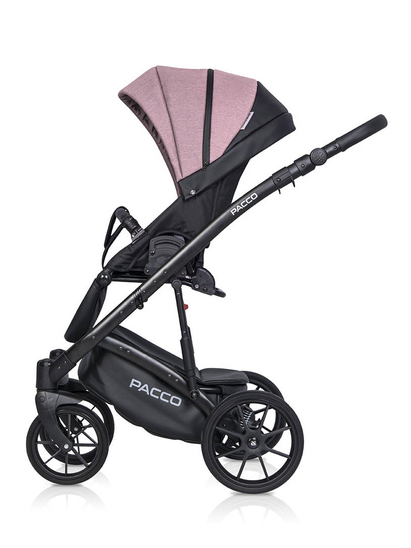 Коляска 3 в 1 Riko Basic Pacco 02 pink