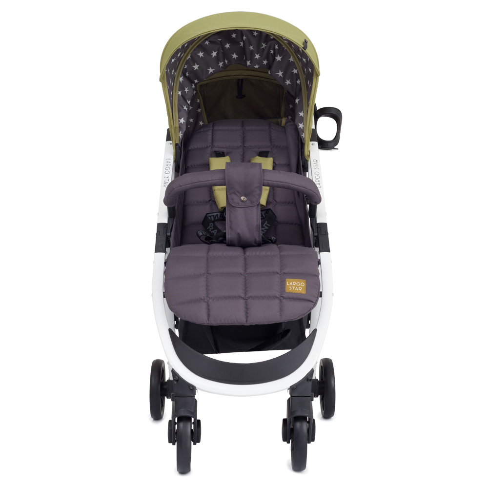 Коляска прогулочная Rant Largo Star Greek Olive. Цвет: Оливковый