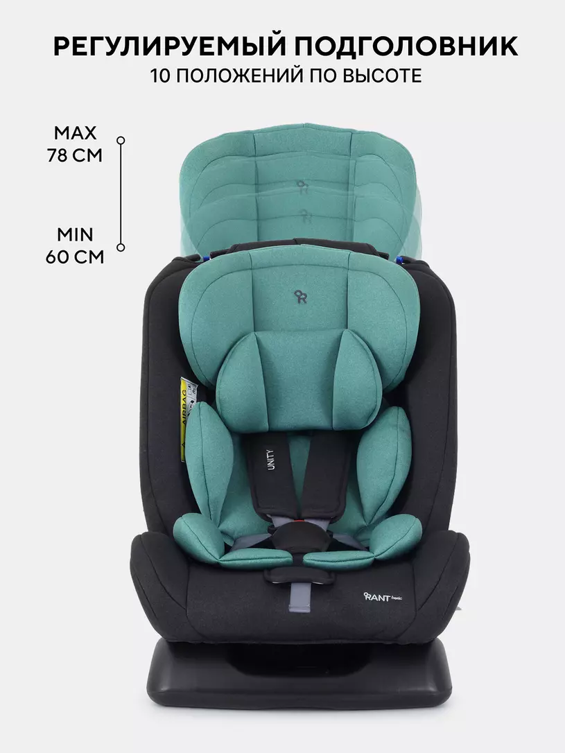 Автокресло Rant Basic Unity 0/1/2/3 (0-36 кг) Mint