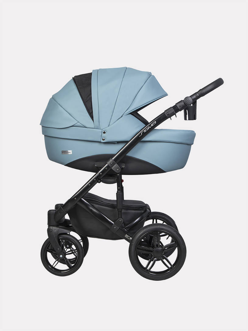 Коляска 2 в 1 Riko Sigma Pro Сrystal blue