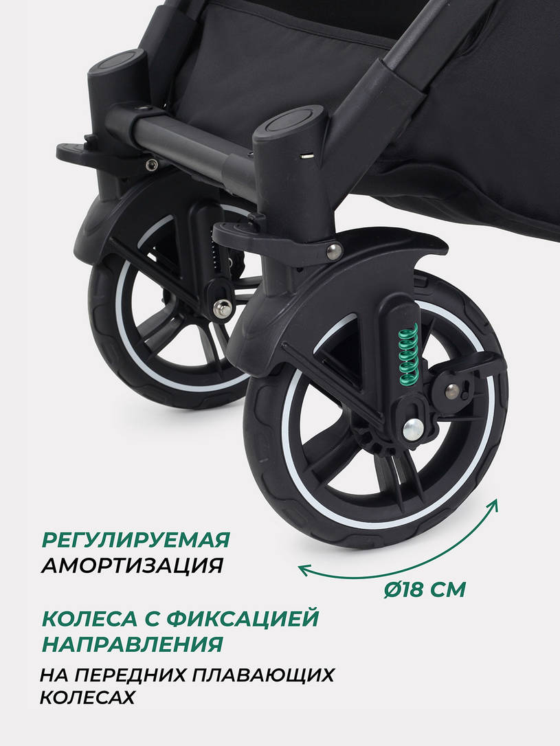 Коляска прогулочная Mowbaby Turbo 2.0 Carbon