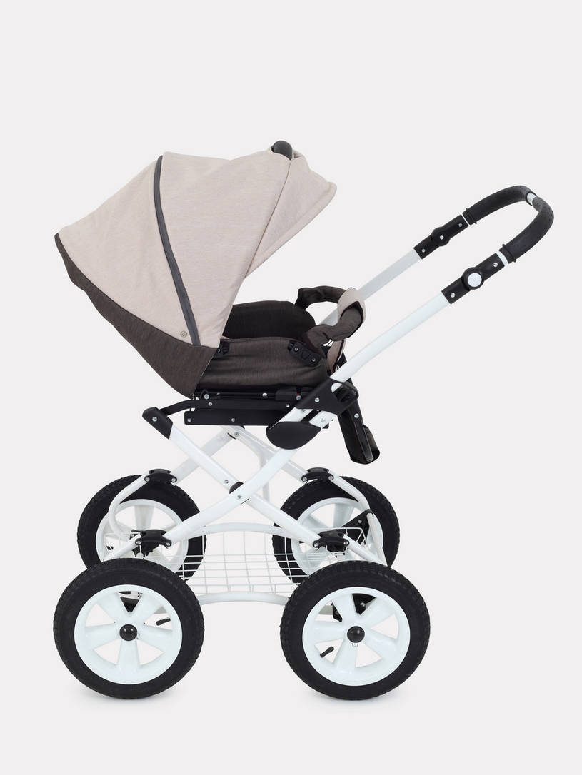 Коляска 2 в 1 Rant Dream Classic 05 коричневый-бежевый