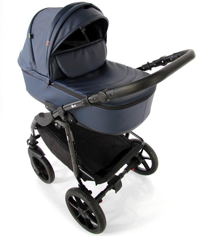 Детская коляска Sevillababy Uno 2 в 1 синий экокожа