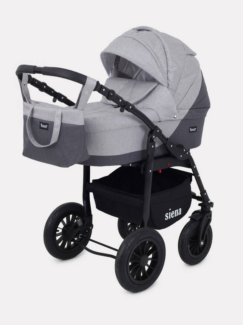 Коляска 2 в 1 Rant Siena 04 графит-серый