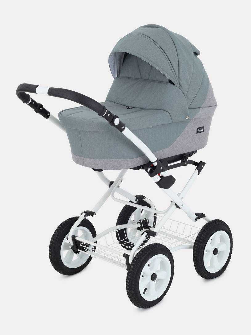 Коляска 2 в 1 Rant Siena Classic 09 серый-зеленый