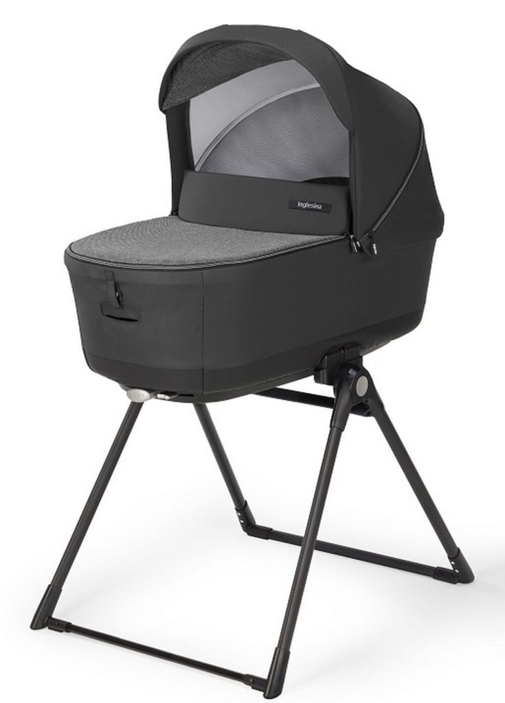 Коляска 2 в 1 Inglesina Electa с подставкой под люльку Stand Up, Upper Black