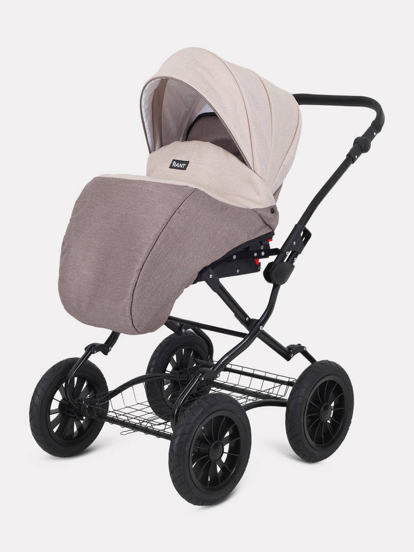 Коляска 2 в 1 Rant Siena Classic 2024 09 коричневый-бежевый