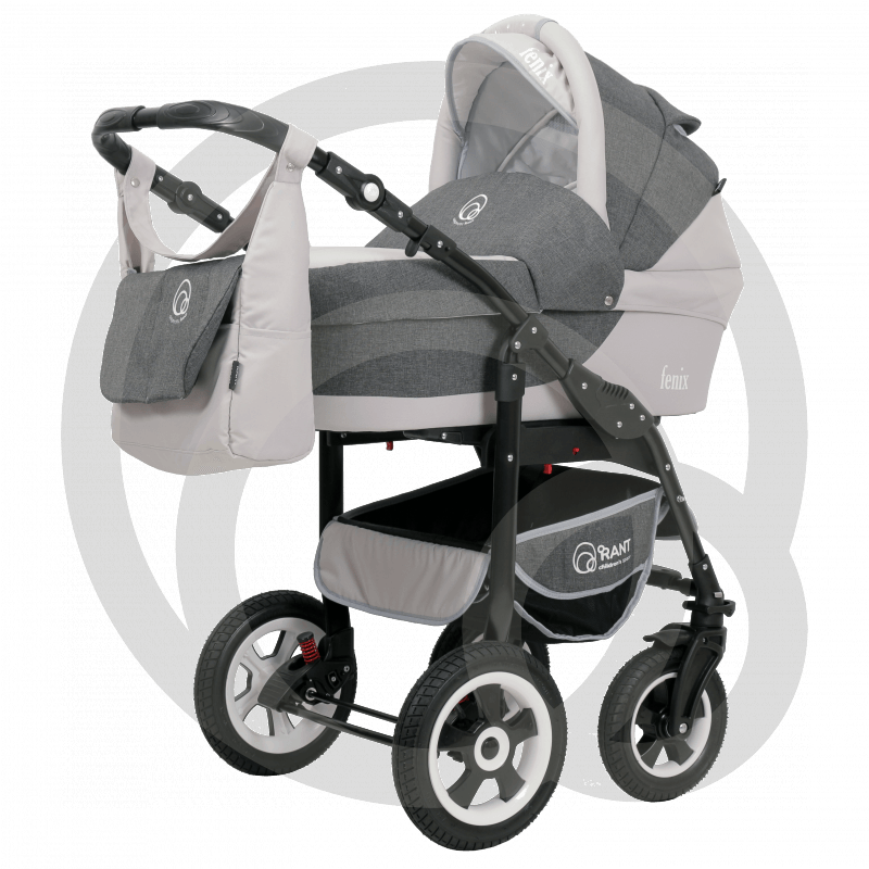 Коляска 2 в 1 Rant Fenix Len 08 серый