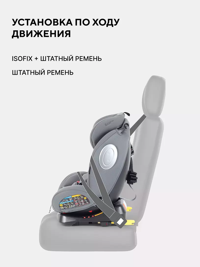 Автокресло Rant Basic Twist Next isofix группа 0+/1/2/3 (0-36 кг) Grey
