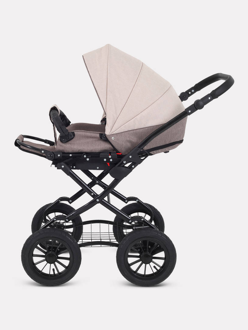 Коляска 2 в 1 Rant Siena Classic 2024 09 коричневый-бежевый