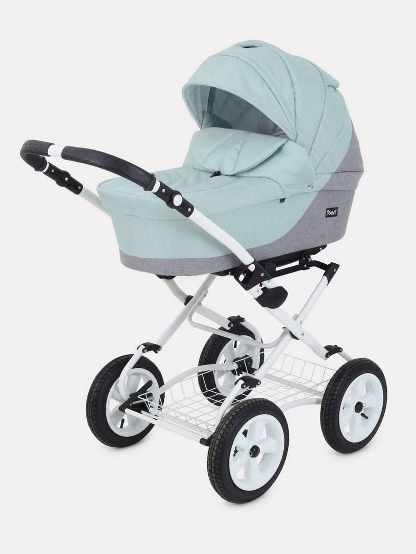 Коляска 2 в 1 Rant Siena Classic 08 серый-ментоловый