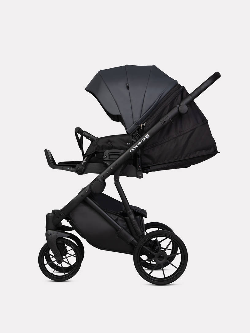 Коляска 3 в 1 Riko Basic Montana X Ecco 24 Graphite