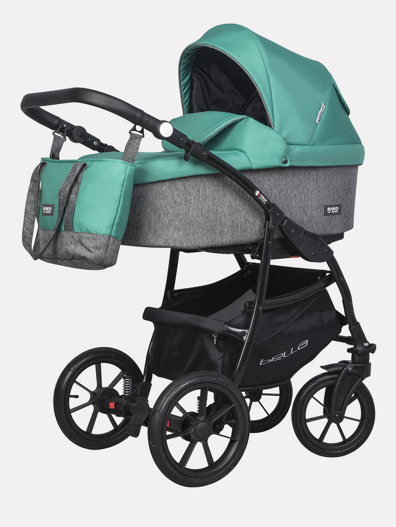Коляска 2 в 1 Riko Basic Bella 03 мятный