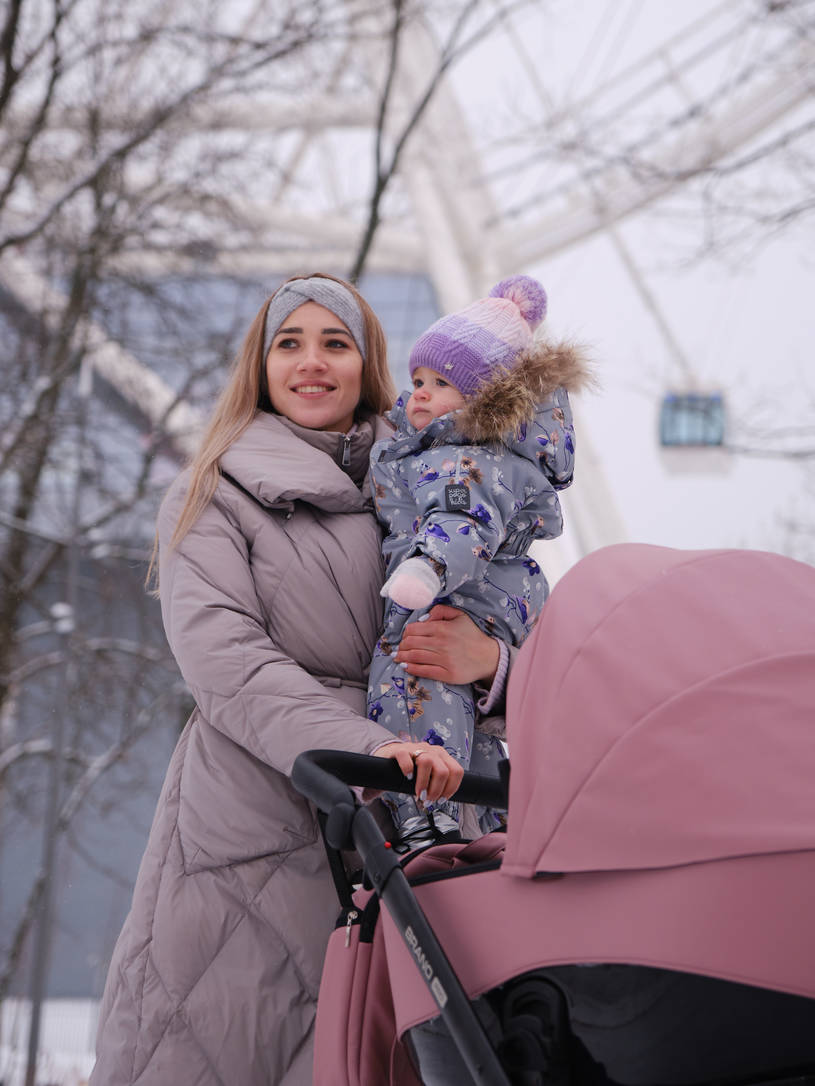 Коляска 2 в 1 Riko Brano Pro Energy pink