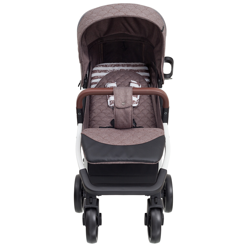 Коляска прогулочная Rant Vega Trends Lines brown (2021). Цвет: Коричневый