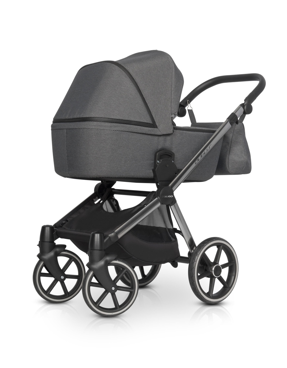 Коляска 3 в 1 Riko Qubus 02 черный