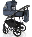 Детская коляска Sevillababy Uno 2 в 1 синий экокожа