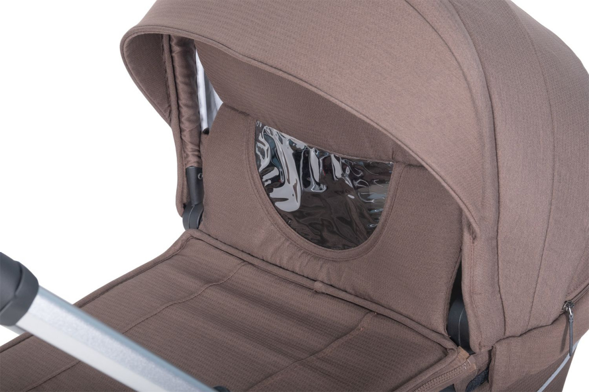 Коляска модульная 2в1 Farfello Baby shell BBS (BBS-16 Brown/Коричневый / серебро)