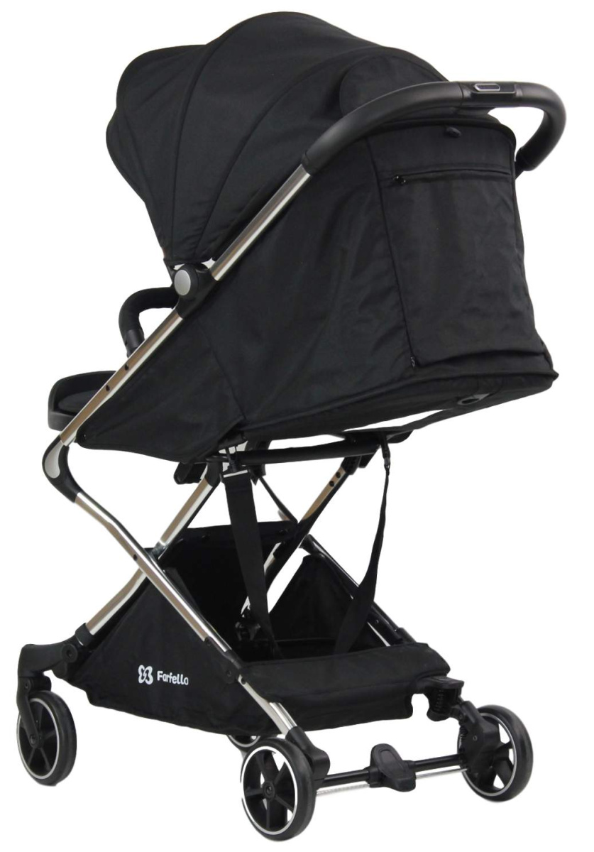 Коляска детская прогулочная Farfello Bliss  (Black/Черный)