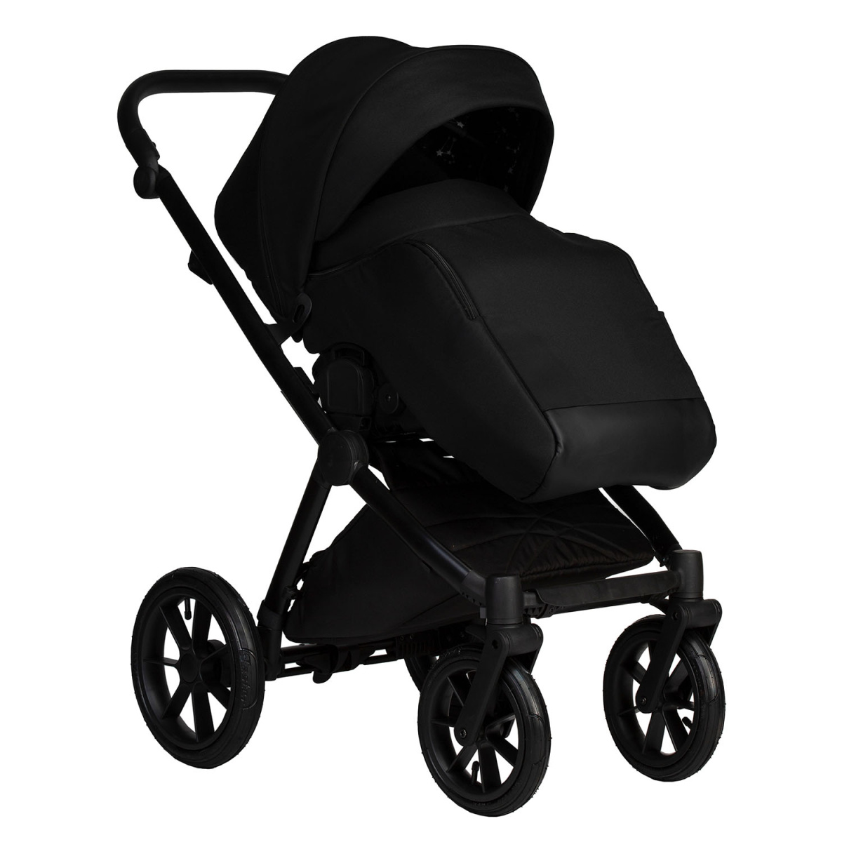 Коляска 2в1 Indigo SOLIO So 06 (черный)