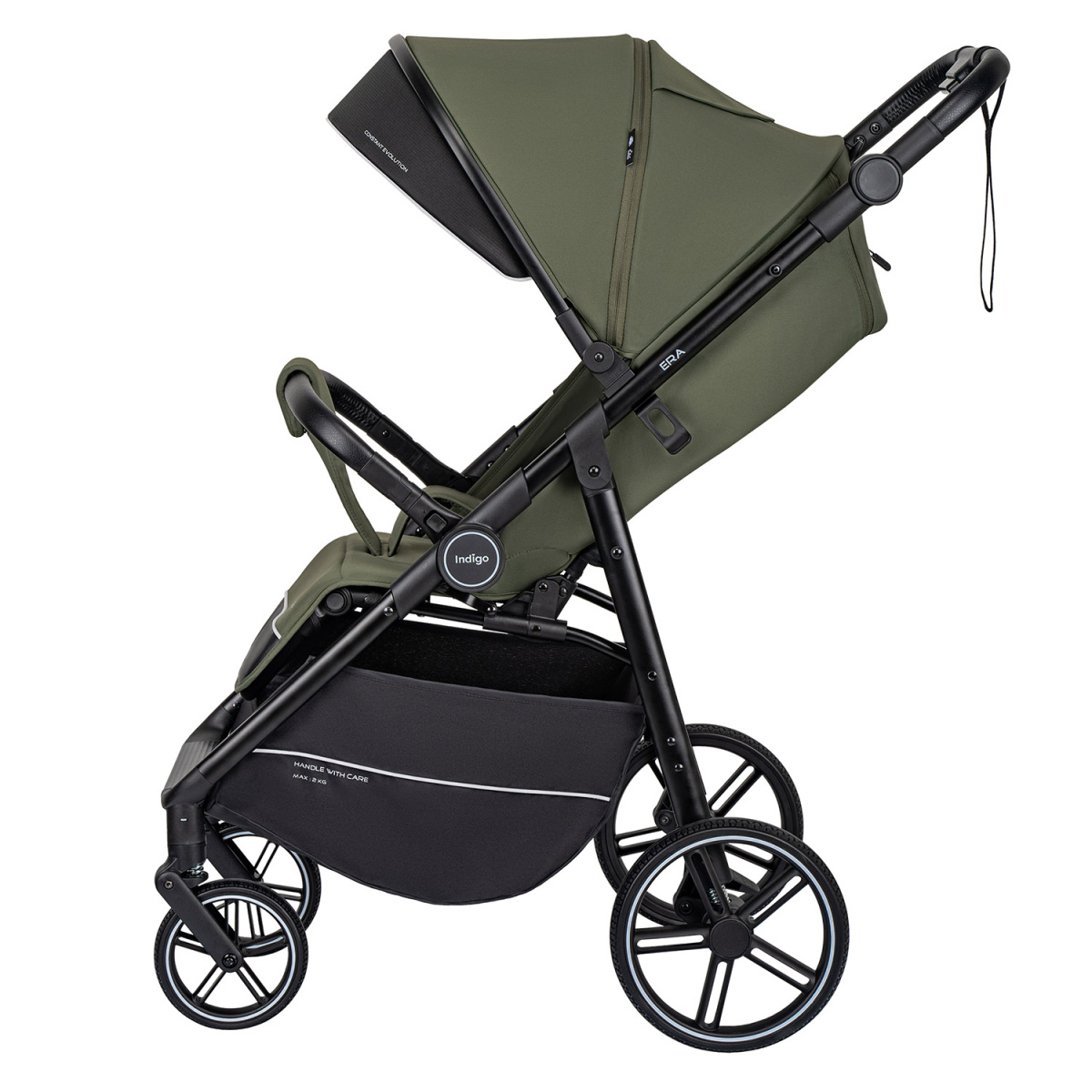 Коляска прогулочная Indigo ERA оливковый
