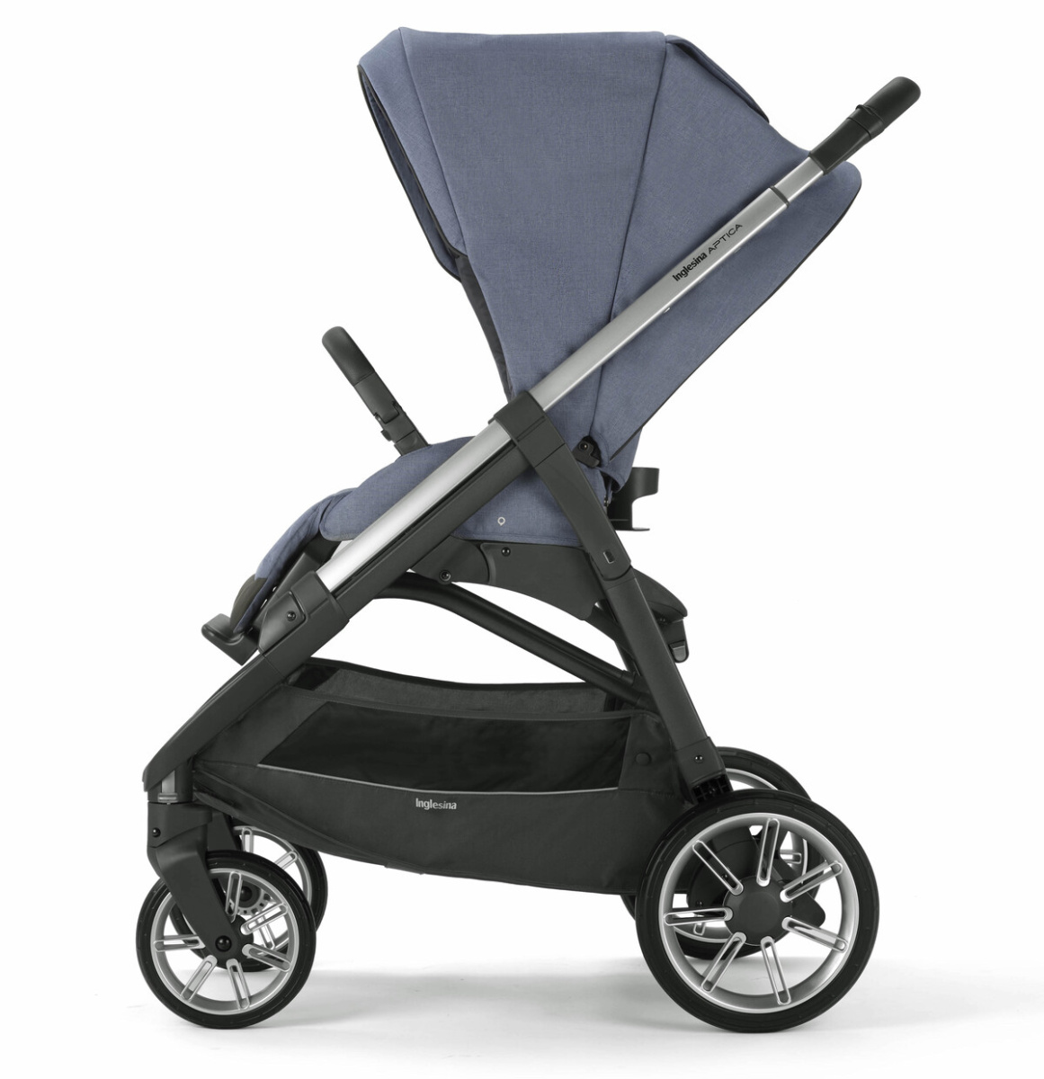 Коляска 3 в 1 Inglesina Aptica с подставкой под люльку Stand Up, Alaska Blue