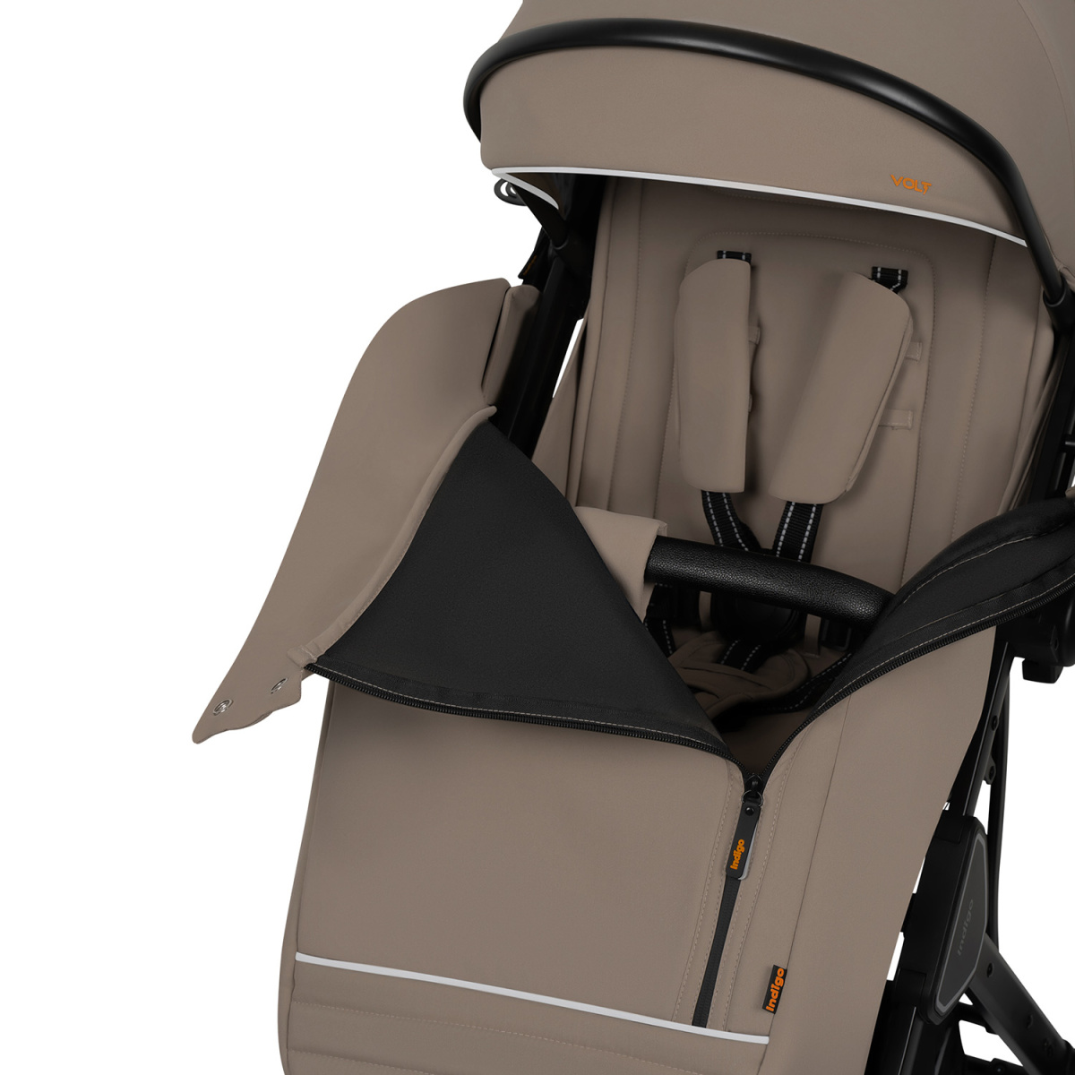 Коляска прогулочная Indigo VOLT бежевый