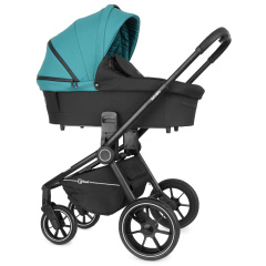 Коляска 3 в 1 Rant Senso Deep Malachite бирюзовый