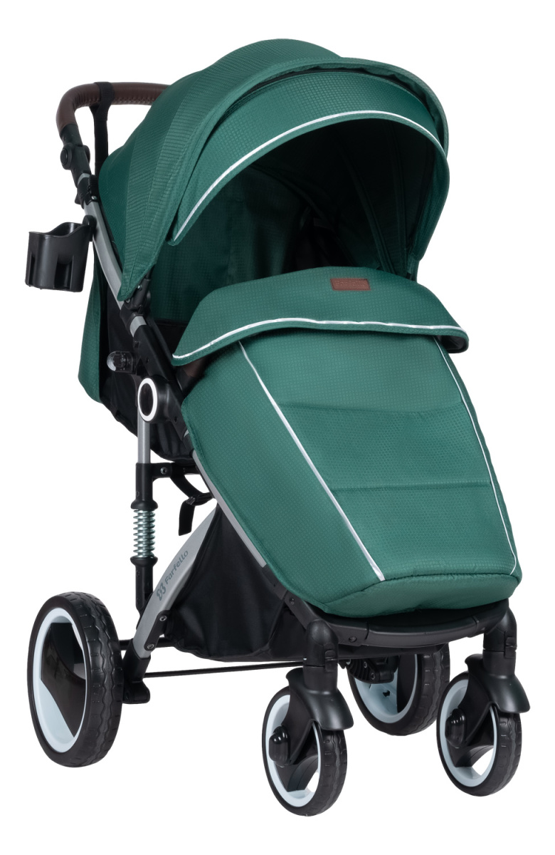 Коляска детская прогулочная Farfello Bino Angel Plus (Ultramarine green/Ультрамариновый зеленый)