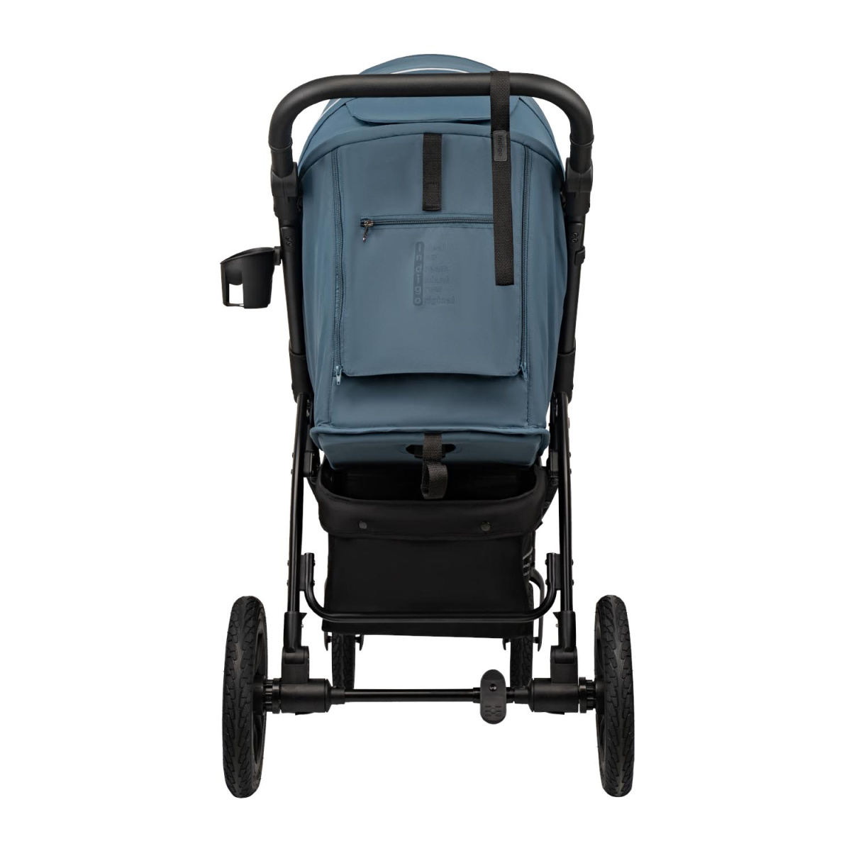 Коляска прогулочная Indigo EPICA XL AIR с сумкой синий