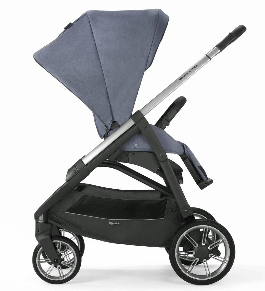 Коляска 3 в 1 Inglesina Aptica с подставкой под люльку Stand Up, Alaska Blue